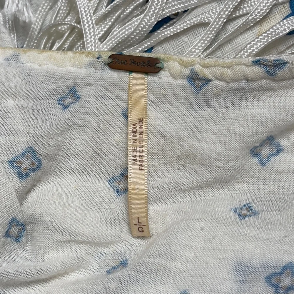 Free People Macra Maze Me Size Large Top